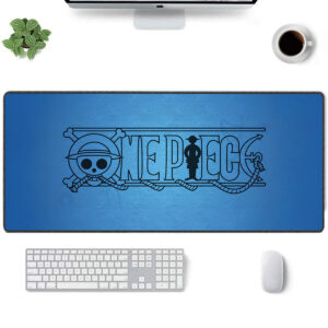Blue One Piece Logo Mouse Pad – XL Desk Mat | Neko Mouse Pads