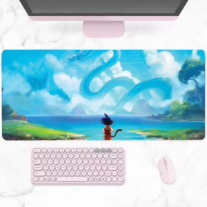 Dragon Ball Kid Goku Shenron Mouse Pad Desk Mat