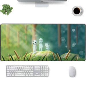 Kodama Forest Spirits Mouse Pad