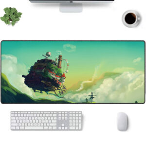 Howl’s Moving Castle in the Sky Mouse Pad – Studio Ghibli Desk Mat