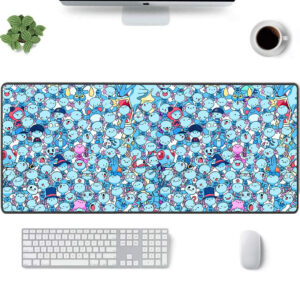 Mudkip Pokemon Blue Pattern XL Mouse Pad Desk Mat