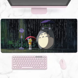 My Neighbor Totoro Anime Bus Stop Scene Mouse Pad Desk Mat