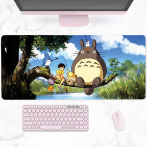 My Neighbor Totoro Mouse Pad – Forest Fishing Scene Desk Mat