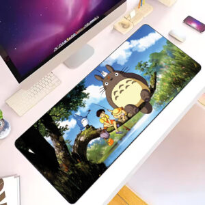 My Neighbor Totoro Mouse Pad – Forest Fishing Scene Desk Mat