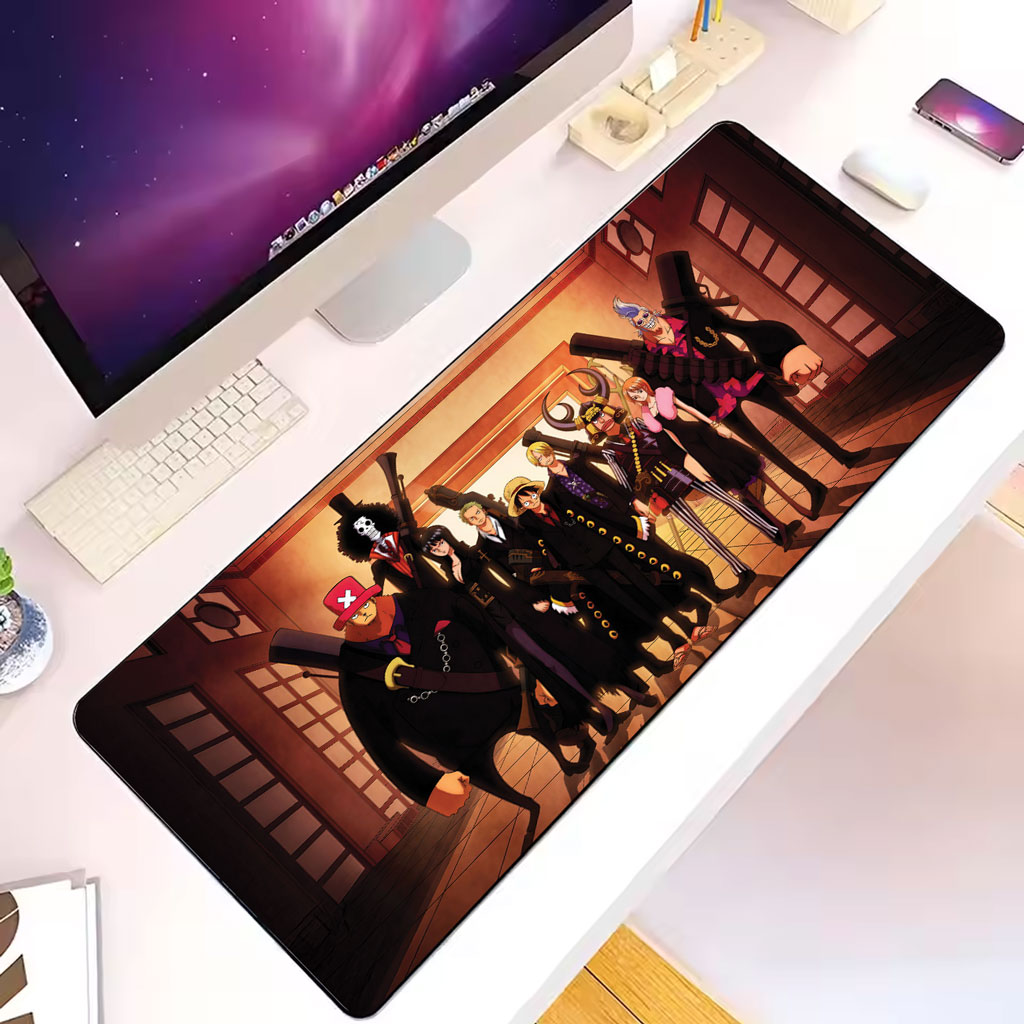 One Piece Anime Desk Mat Straw Hat Crew Black Suit Design 7 One Piece Anime Desk Mat Straw Hat Crew Black Suit Design 3
