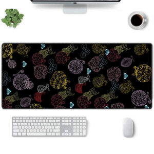 One Piece Devil Fruits XXL Mouse Pad – Neon Line Art Style (1)