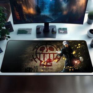 One Piece Trafalgar Law Desk Mat Surgeon of Death Vibes