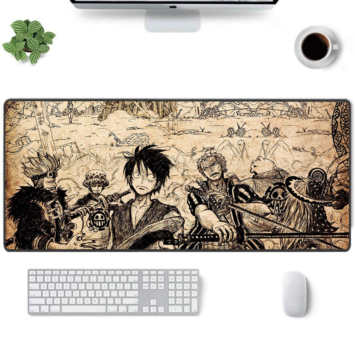 One Piece Wano Alliance Mouse Pad Desk Mat 7 One Piece Wano Alliance Mouse Pad Desk Mat