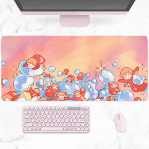 Ponyo Bubble Ocean Anime Mouse Pad Desk Mat