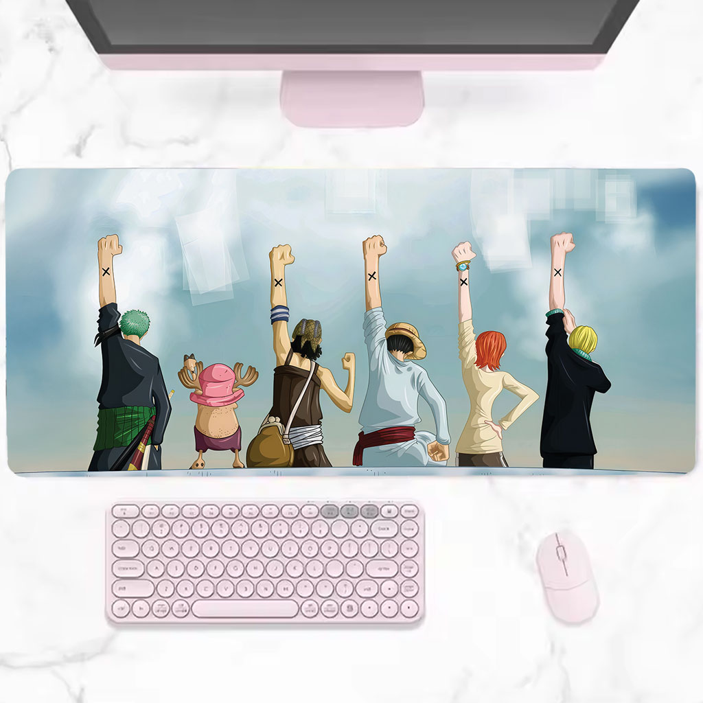 Straw Hat Crew Farewell to Vivi X Mark of Friendship Desk Mat 6 Straw Hat Crew Farewell to Vivi X Mark of Friendship Desk Mat