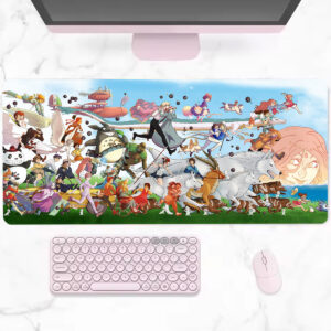 Studio Ghibli Anime Desk Mat Colorful All Characters Design