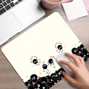 Studio Ghibli Soot Sprites Susuwatari Stars Mouse Pad Desk Mat