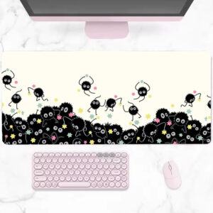 Studio Ghibli Soot Sprites Susuwatari Stars Mouse Pad Desk Mat