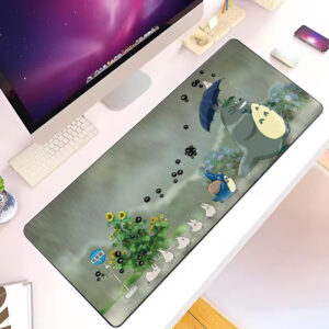 Studio Ghibli Totoro Rain Scene Mouse Pad Desk Mat