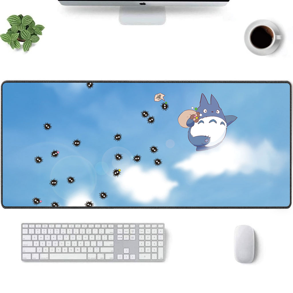 Studio Ghibli Totoro Anime Mouse Pad Sky Blue Cloud Design 10 Totoro Anime Mouse Pad Sky Blue Cloud Design 1