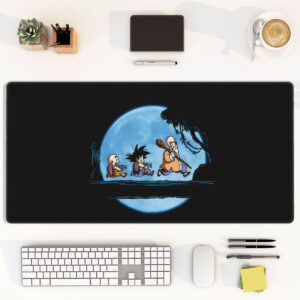 Dragon Ball Training Under the Moon Desk Mat Gaming Mouse Pad