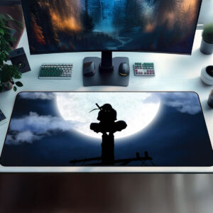 Itachi Uchiha Moonlight Design Desk Mat