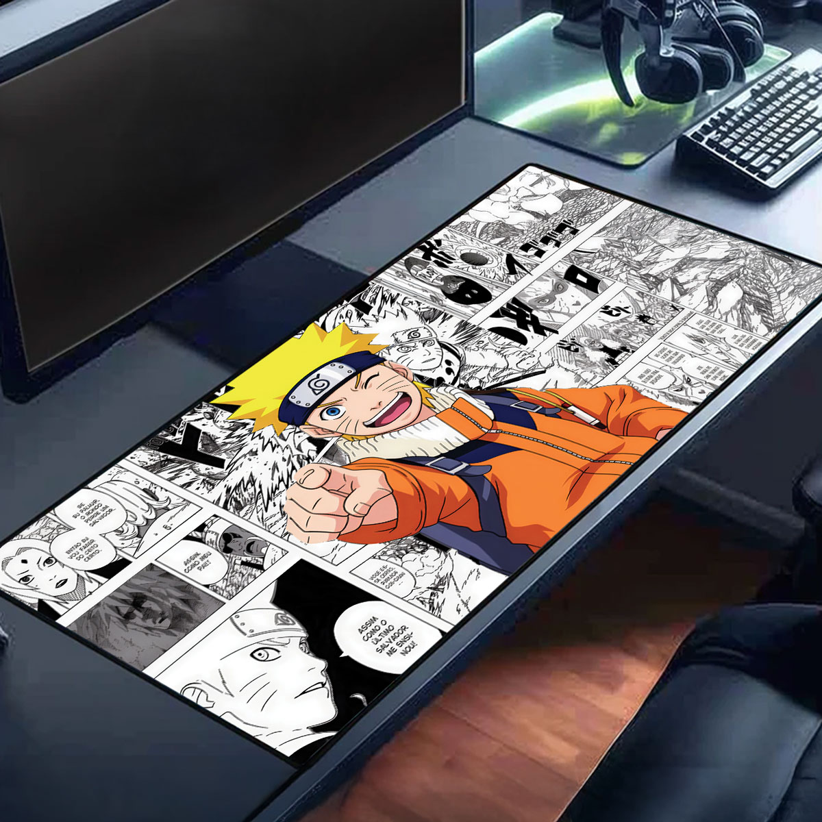 Naruto Uzumaki Manga Panel Desk Mat Mouse Pad 6 Naruto Uzumaki Manga Panel Desk Mat Mouse Pad