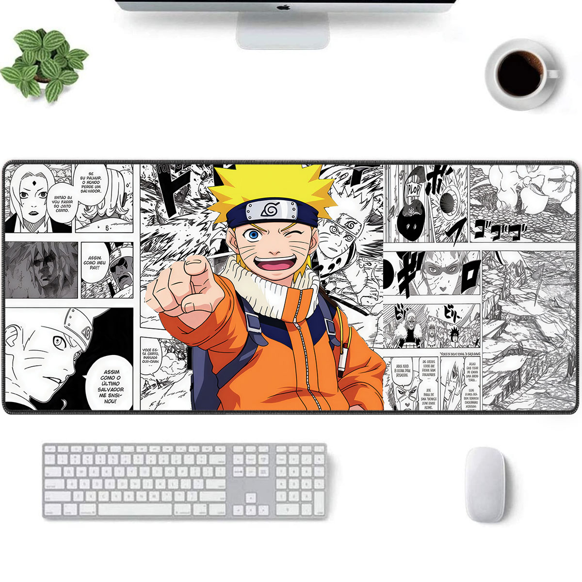 Naruto Uzumaki Manga Panel Desk Mat Mouse Pad 7 Naruto Uzumaki Manga Panel Desk Mat Mouse Pad