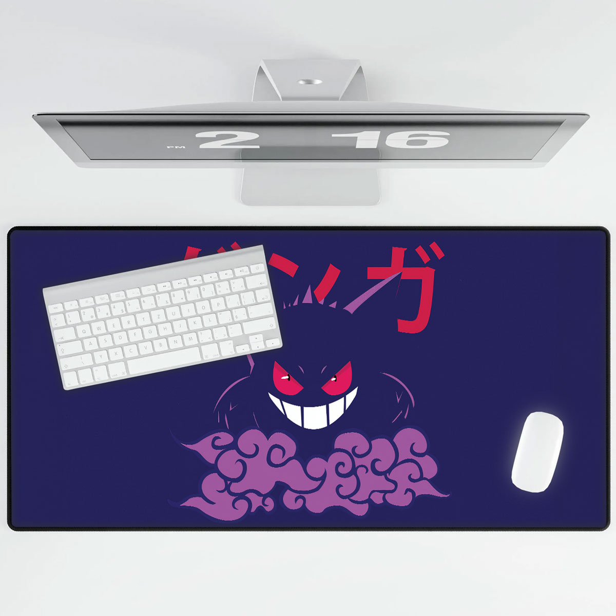 Pokemon Gengar Desk Mat Gaming Mouse Pad – Ghost Type Design 7 Pokemon Gengar Desk Mat Gaming Mouse Pad