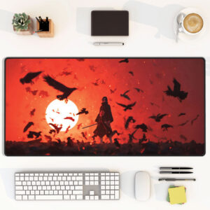 Akatsuki Crow Moon Itachi Mouse Pad Desk Mat
