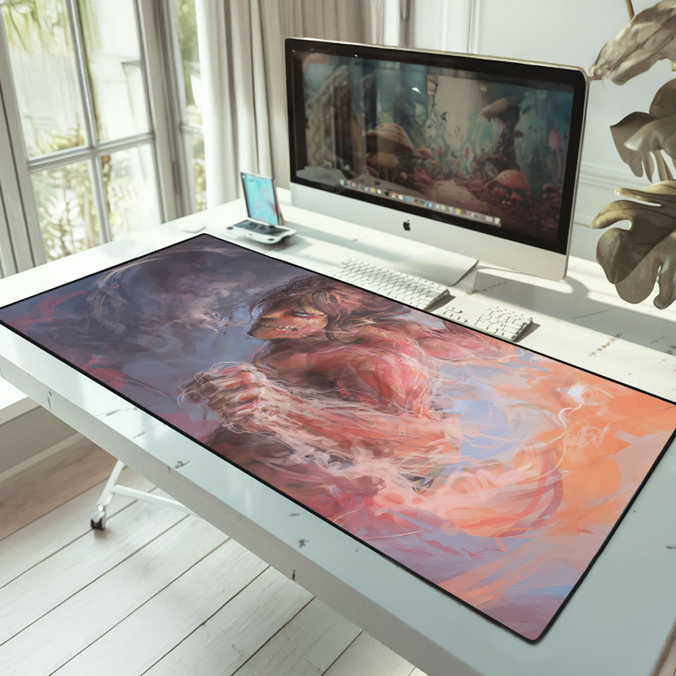 Aot Eren Yeager Rage Titan Mouse Pad 8 Aot Eren Yeager Rage Titan Mouse Pad 3