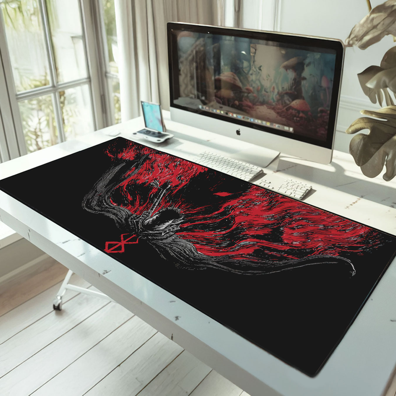 Berserk Blood Red Armor Desk Mat Gaming Mouse Pad 9 Berserk Blood Red Armor Desk Mat Gaming Mouse Pad