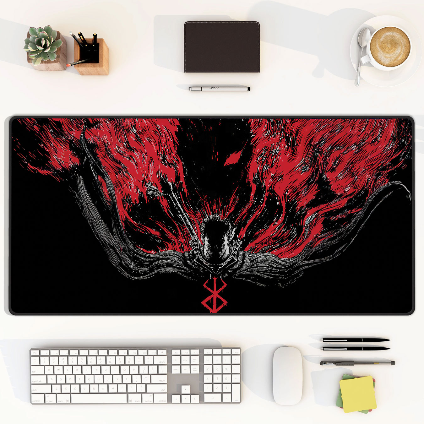 Berserk Blood Red Armor Desk Mat Gaming Mouse Pad 11 Berserk Blood Red Armor Desk Mat Gaming Mouse Pad