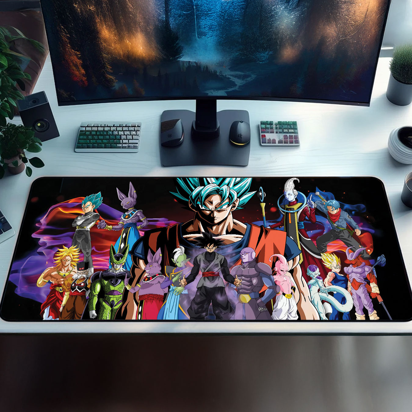 Dragon Ball Super Universe Battle Desk Mat Gaming Mouse Pad 1