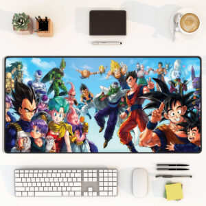 Dragon Ball Z Team Mouse Pad – Saiyan Heroes United Desk Mat