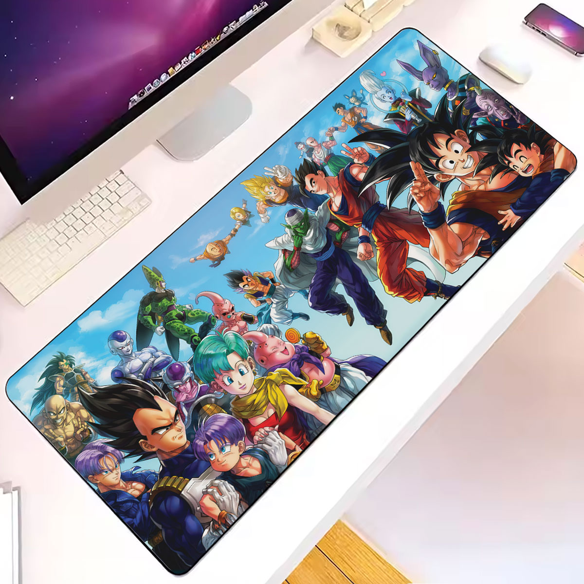Dragon Ball Z Team Mouse Pad – Saiyan Heroes United Desk Mat 12 Dragon Ball Z Team Mouse Pad – Saiyan Heroes United Desk Mat 3