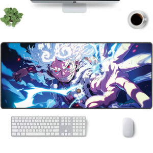 One Piece Mouse Pad Gear 5 Luffy Thunder Mode Desk Mat