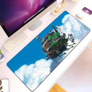 Howl’s Moving Castle Sky Scene Studio Ghibli Mouse Pad
