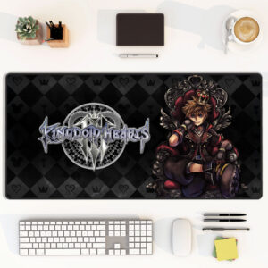 Kingdom Hearts Mouse Pad Sora Dark Throne Desk Mat
