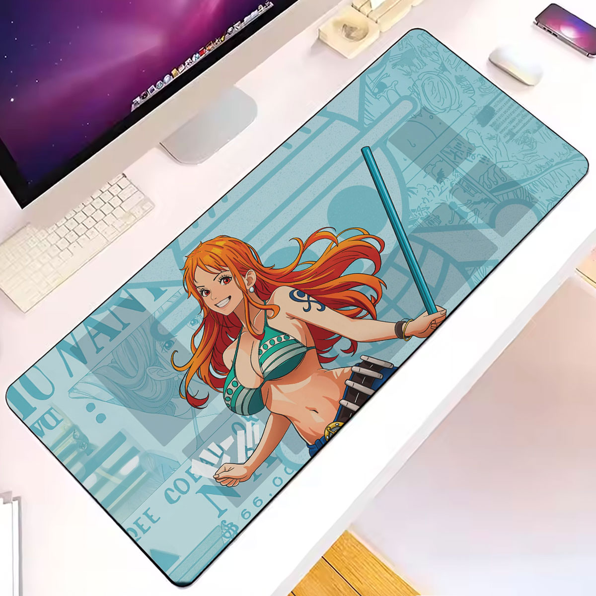 One Piece Navigator Nami Anime Mouse Pad 9 One Piece Navigator Nami Anime Mouse Pad 2