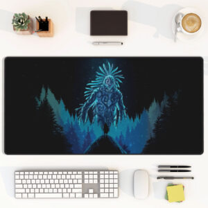 Studio Ghibli Princess Mononoke Forest Spirit Silhouette Art Mouse Pad