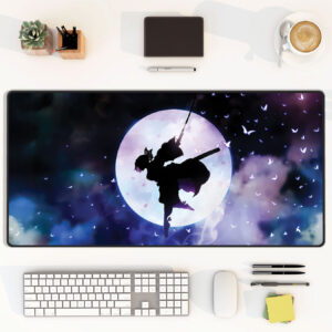 Shinobu Moonlight Butterfly Mouse Pad – Demon Slayer Desk Mat