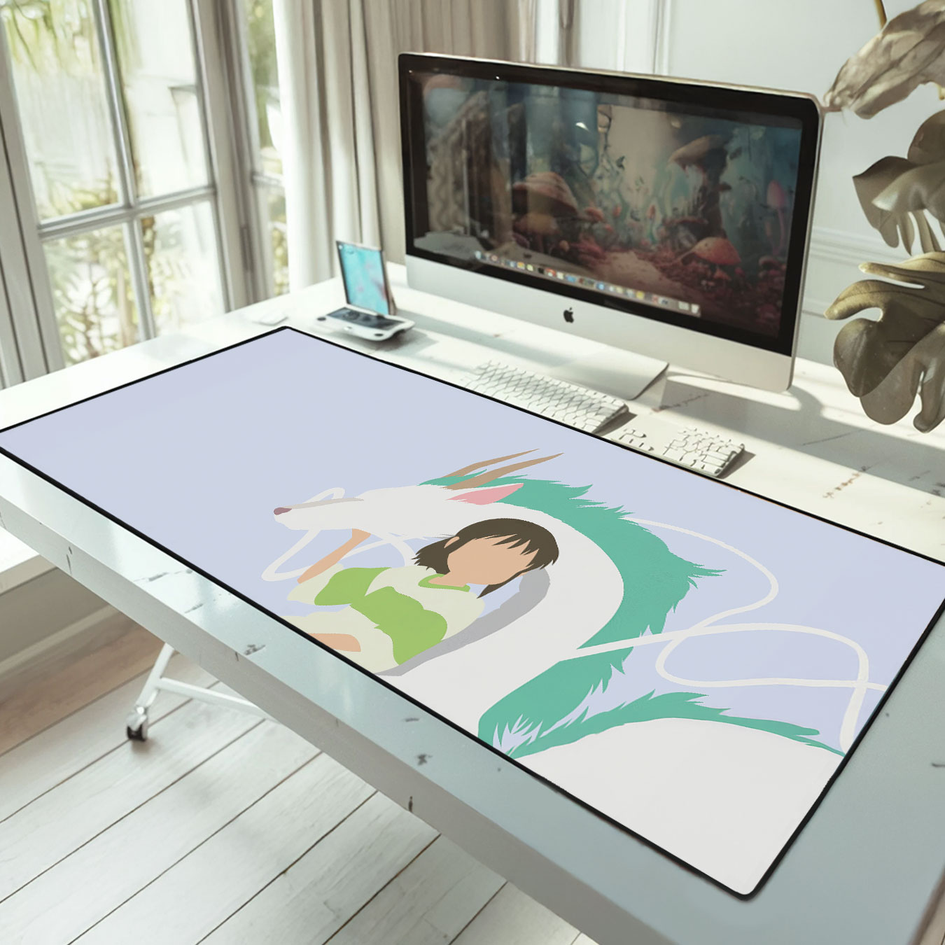 Spirited Away Minimalist Haku and Chihiro Mouse Pad 8 Spirited Away Minimalist Haku and Chihiro Mouse Pad 4