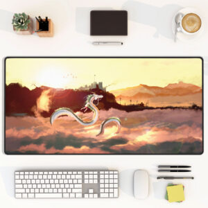 Studio Ghibli Spirited Dragon at Dawn Art Anime Mouse Pad