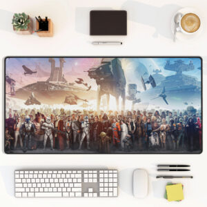 Star Wars All Characters Saga Mouse Pad Desk Mat