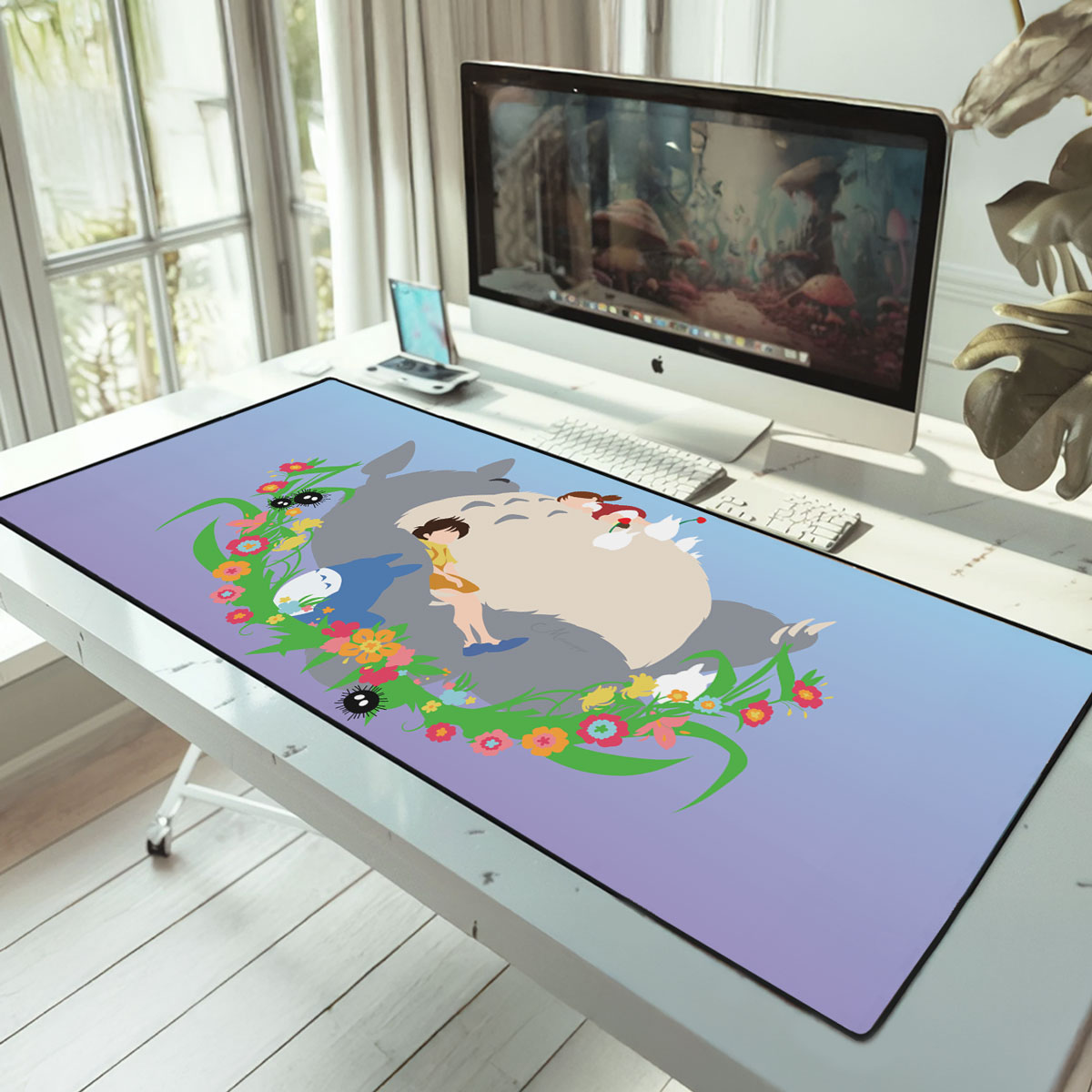 Studio Ghibli Totoro Spring Dream Art Mouse Pad 8 Totoro Spring Dream Art Mouse Pad 1