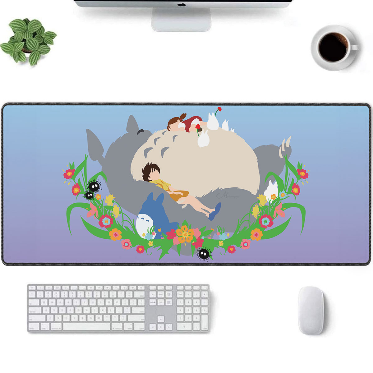 Studio Ghibli Totoro Spring Dream Art Mouse Pad 9 Totoro Spring Dream Art Mouse Pad 2