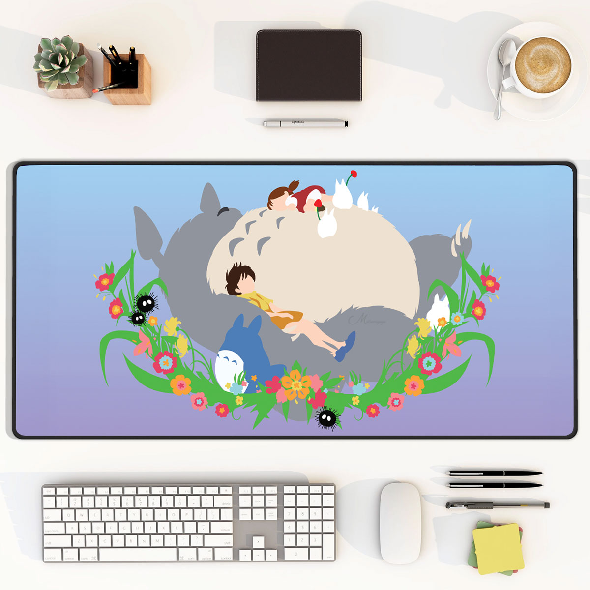 Studio Ghibli Totoro Spring Dream Art Mouse Pad 7 Totoro Spring Dream Art Mouse Pad 4