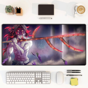 Demon Slayer Kokushibo Six-Eyed Moon Blade Mouse Pad