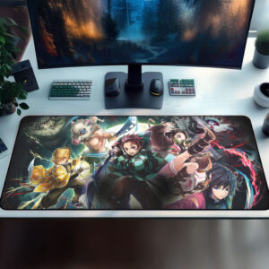 Demon Slayer Main Characters Mouse Pad Gaming​