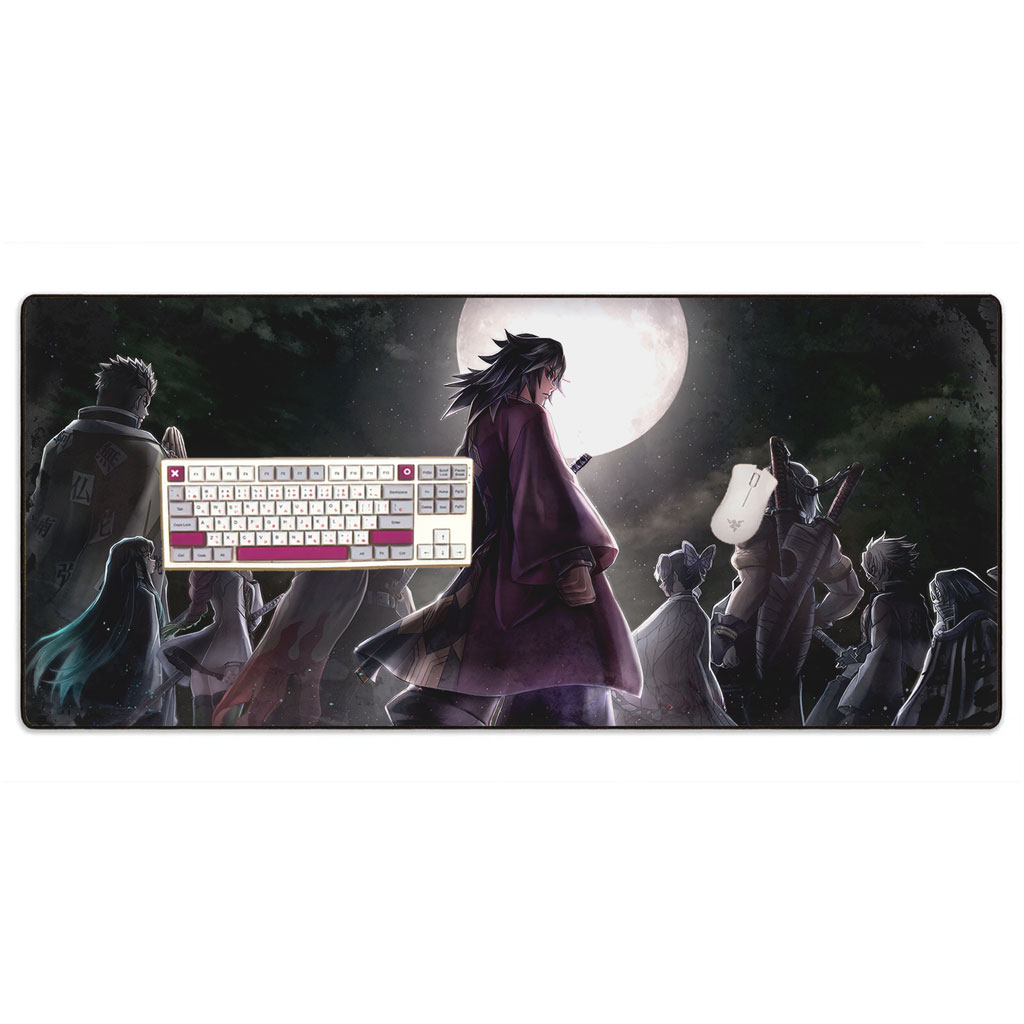 Hashira Moonlit Silhouettes XXL Mouse Pad 5 Hashira Moonlit Silhouettes XXL Mouse Pad - Image 5