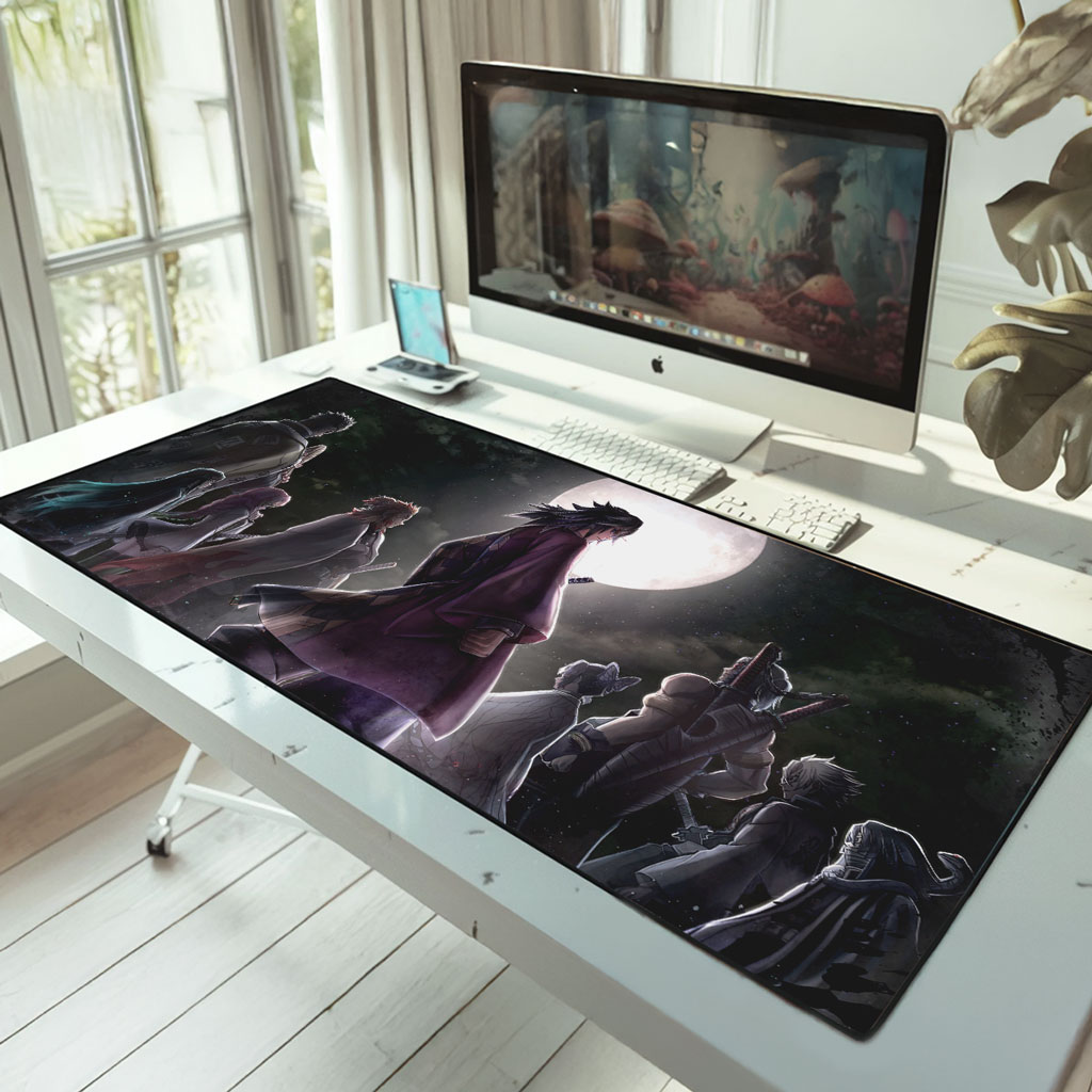 Hashira Moonlit Silhouettes XXL Mouse Pad 4 Hashira Moonlit Silhouettes XXL Mouse Pad - Image 4