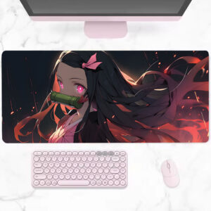 Nezuko Mouse Pad Non-Slip Rubber Base Gaming