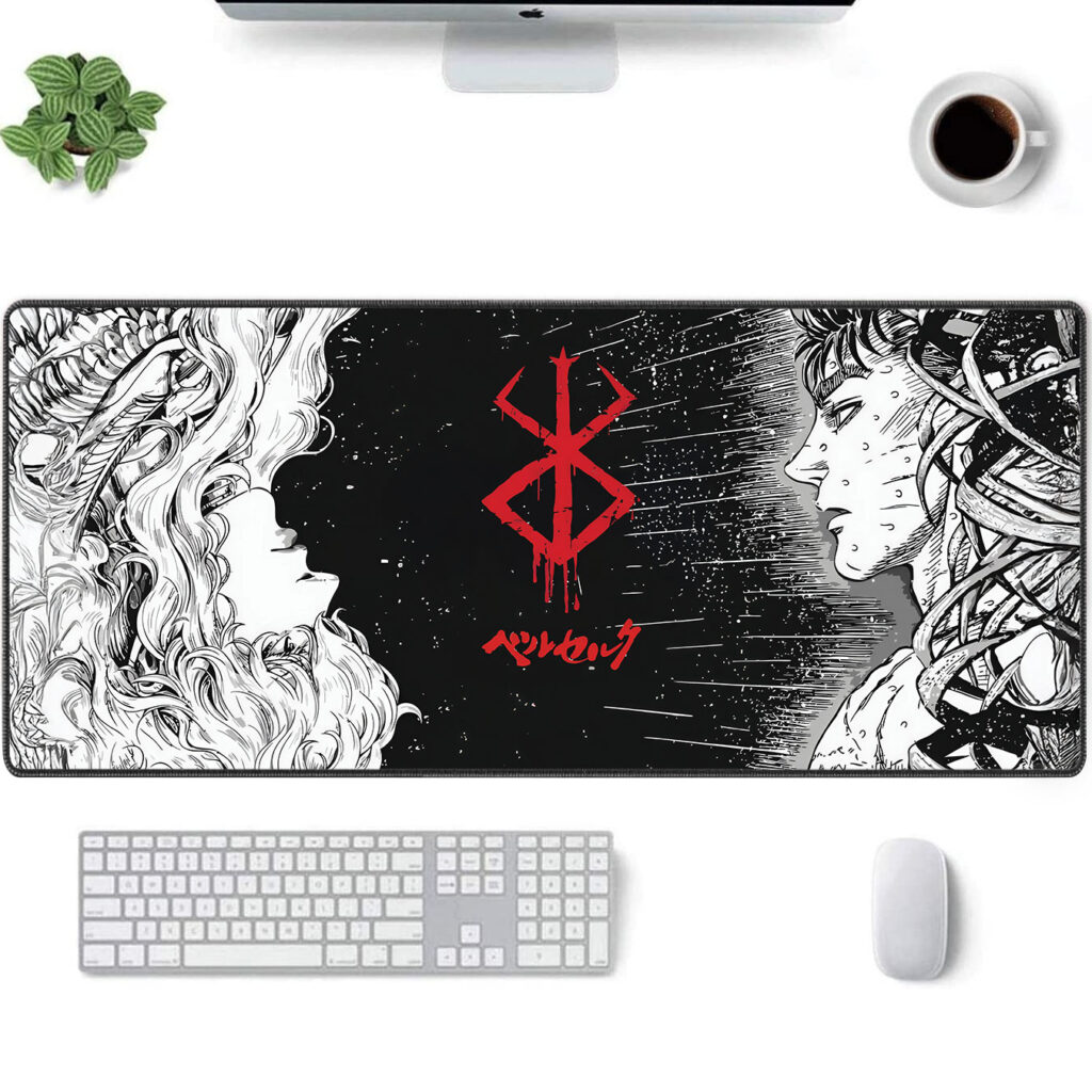 Berserk Eclipse Dual Faces Gaming Desk Mat Mouse Pad