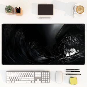 Berserk Shadowed Guts Noir Gaming Desk Mat Mouse Pad 2